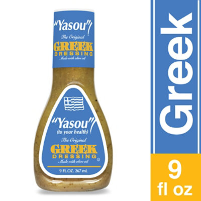 Yasou Dressing Greek - 9 Fl. Oz. - Image 1