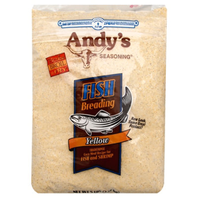 Andys Seasoning Fish Breading Yellow - 5 Lb - Image 1