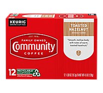 Community Coffee Coffee K-Cup Pods Toasted Hazelnut - 12 Count