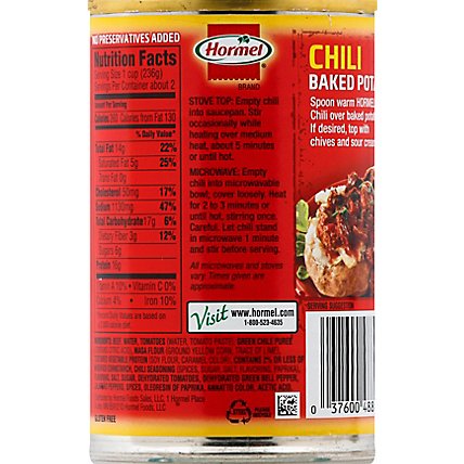 Hormel Chili Chunky No Beans - 15 Oz - Image 3