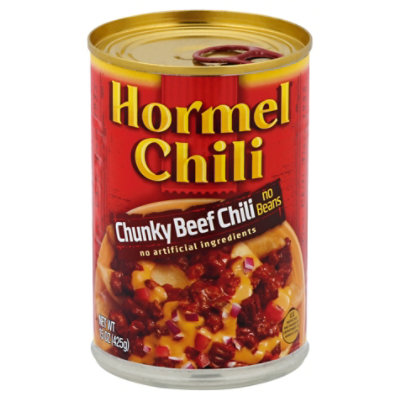 Hormel Chili Chunky No Beans - 15 Oz - Image 1