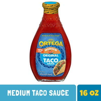Ortega Taco Sauce Thick & Smooth Original Medium Bottle - 16 Oz - Image 2