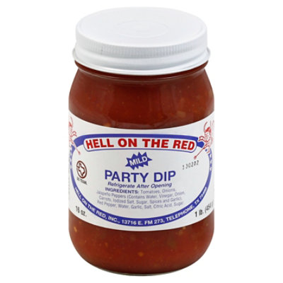 Hell On The Red Medium Party Dip - 16 Oz - Image 1