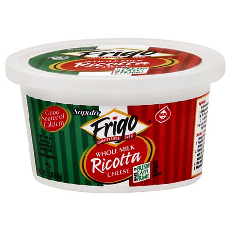 Frigo Whole Milk Ricotta Cheese - 15 Oz