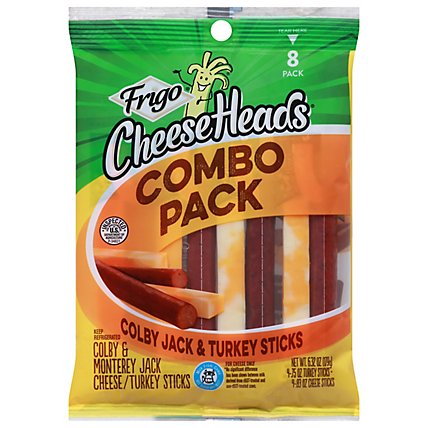 Frigo Cheese Heads Colby Jack & Turkey Sticks - 8 Count - Image 3