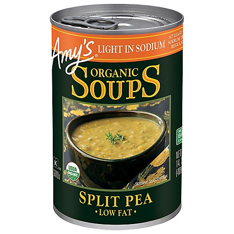 Amys Organic Soups Low Fat Split Pea - 14.1 Oz