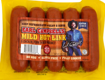 Earl Campbell Hot Links Mild - 16 Oz - Image 2