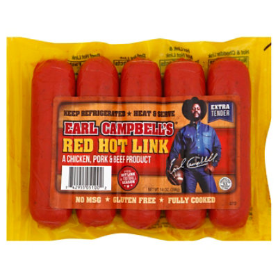 Longhorn Hot Link Sausage - 48 oz