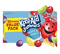 Kool-Aid Jammers Tropical Punch Drink Value Pack Pouches - 30-6 Fl. Oz.
