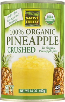 Native Forest Organic Pineapple Crushed - 14 Oz - Image 1