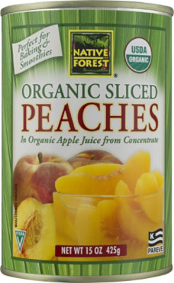 Native Forest Organic Peaches Sliced - 15 Oz - Image 1