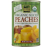 Native Forest Organic Peaches Sliced - 15 Oz