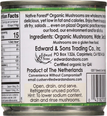 NATIVE FOREST Organic Mushrooms Pieces & Stems White - 4 Oz - Image 6