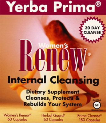 Yerba Prima Cleanse Womn Renew Intrnl Kit - 1 Each - Image 2