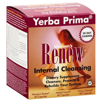 Yerba Prima Cleanse Womn Renew Intrnl Kit - 1 Each - Image 1