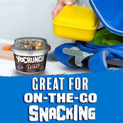 YoCrunch Low Fat Strawberry with MAndMs Yogurt - 4-4 Oz - Image 3