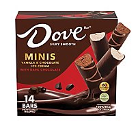 Dove Bar Ice Cream Vanilla or Chocolate with Dark Chocolate Variety Pack - 14-.75 Fl. Oz.