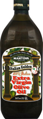 Mantova Olive Oil Extra Virgin Italian Golden - 34 Fl. Oz. - Image 2