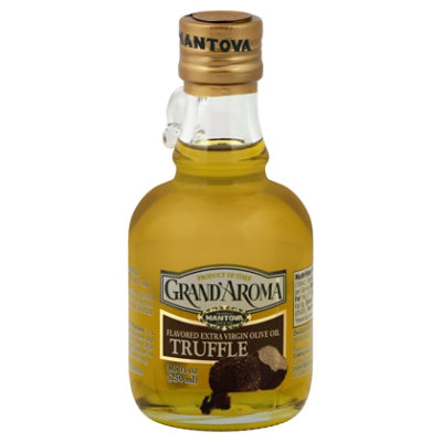 Mantova Olive Oil Extra Virgin Grand Aroma Truffle Flavor - 8.5 Fl. Oz. - Image 1