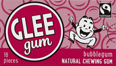 Glee Gum Gum Bubble All Nat - 16 Piece