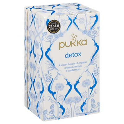 Pukka Herbal Tea Organic Detox - 20 Count