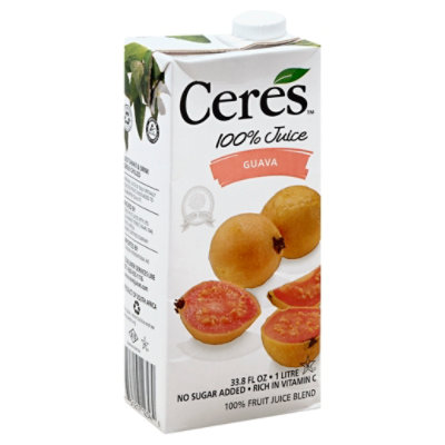 Ceres Guava 100% Fruit Juice Blend No Sugar Added - 1 Liter