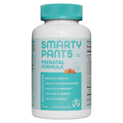 Smarty Pants Prenatal Formula Multivitamins - 80 Count