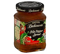 Dickinsons Spread Hot Pepper - 9.5 Oz