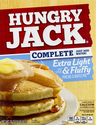 Hungry Jack Pancake & Waffle Mix Extra Light & Fluffy - 32 Oz