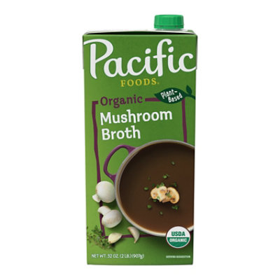 Pacific Organic Broth Mushroom - 32 Fl. Oz.
