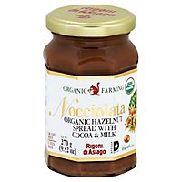 Rigoni Di Asiago Nocciolata Hazelnut Spread with Cocoa Milk Organic - 9.52 Oz - Image 1