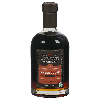 Crown Maple Maple Syrup Amber Color - 12.7 Fl. Oz. - Image 2
