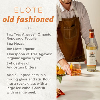 Tres Agaves Organic Reposado Tequila Bottle - 750 Ml - Image 5