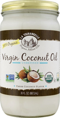 La Tourangelle Organic Coconut Oil Virgin - 30 Fl. Oz.