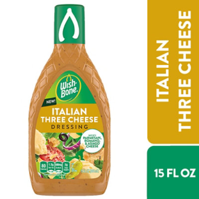 Wish Bone Italian Three Cheese Dressing - 15 Oz