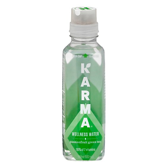 Karma Wellness Water Spirit Passionfruit Green Tea - 18 Fl. Oz.