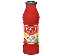 Mutti Tomato Puree With Basil - 24.5 Oz