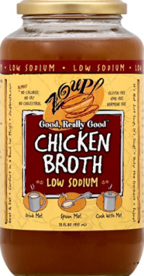 Zoup Good Really Good Bone Broth Chicken Low Sodium - 31 Oz - Image 2