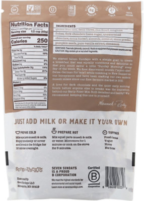 Seven Sundays Muesli Cocoa & Coconut - 12 Oz - Image 6