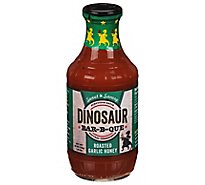 Dinosaur Bar-B-Que Sauce Roasted Garlic Honey - 19 Oz