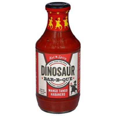 Dinosaur Bar-B-Que Sauce Wango Tango Habanero Hot - 19 Oz - Image 1