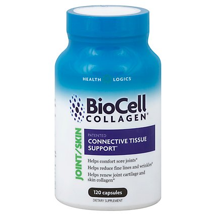 Health Logics Collagen Biocell Supplmnt - 120 Count - Image 1