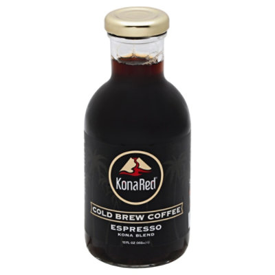 Kona Red Coffee Cold Brew Kona Blend Espresso - 12 Fl. Oz.