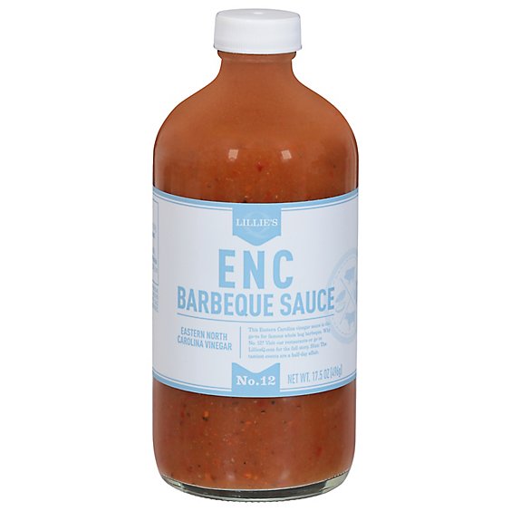 Lillies Q Sauce Barbeque Eastern North Carolina Style Vinegar - 16 Fl. Oz.