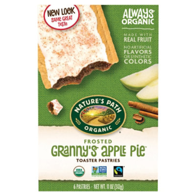 Nature's Path Organic Frosted Granny's Apple Pie Toaster Pastries - 6 Count - Image 3