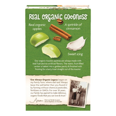 Nature's Path Organic Frosted Granny's Apple Pie Toaster Pastries - 6 Count - Image 3