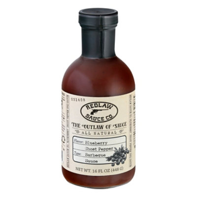 Redlaw Sauce Co Barbecue Sauce Blueberry Ghost Pepper 16 Oz Randalls