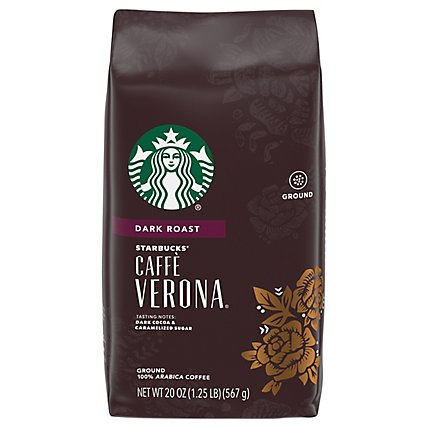 Starbucks Coffee Ground Dark Roast Caffe Verona Bag - 20 Oz - Image 3