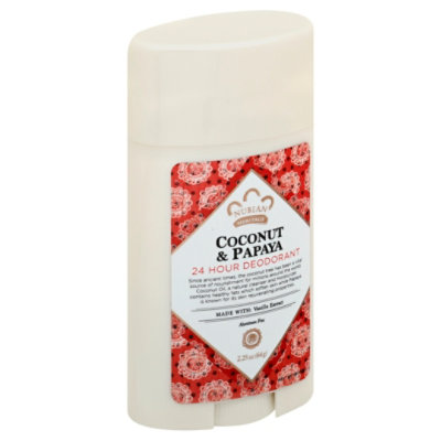 Nubian Heritage Deodorant Cocnut Pappaya - 2.25 Oz