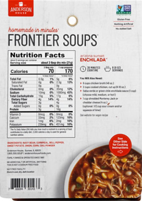 Frontier Soups Soup Mix Homemade In Minutes Gluten Free Arizona Sunset Enchilada - 5.75 Oz - Image 5